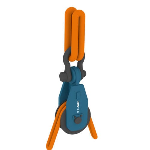Polea de elevación de rodillos - Axzion GmbH - para cable / de acero inoxidable / de acero