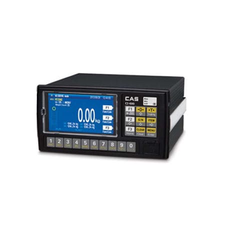 Indicador controlador de pesaje digital - CI-600D - CAS - para montaje sobre panel / para máquinas de llenado