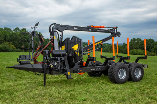 Remolque para madera - BMF 10T2 Pro - BMF - en tándem / de acoplamiento / forestal