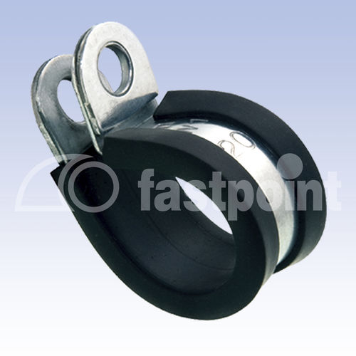 Abrazadera de apriete de acero galvanizado - 20 series - Fastpoint Srl - de tornillo / de banda