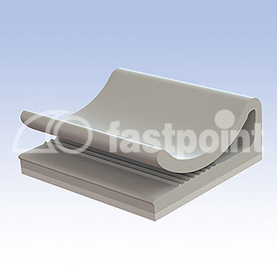 Clip de cables - 2514CC11AS - Fastpoint Srl - de PVC / de PA / de polietileno