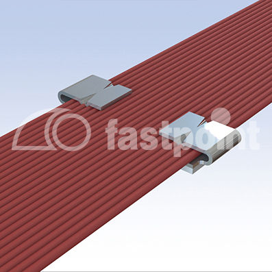 Clip para cables planos - 760 series - Fastpoint Srl - de polietileno / de aluminio / de fijación