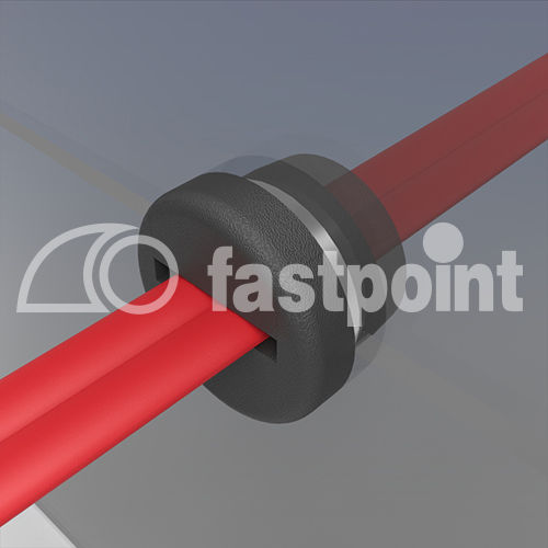 Brida antitracción redonda - 12852AA01 - Fastpoint Srl - para cable