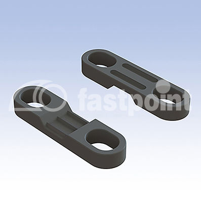 Abrazadera de cable de plástico - 0469AB01 - Fastpoint Srl - con de montaje con tornillo