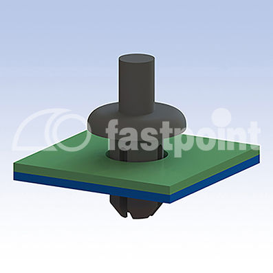 Remache de cabeza abombada - 9 series - Fastpoint Srl - de plástico