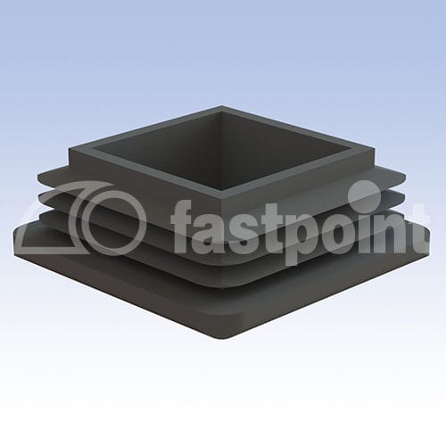 Tapón cuadrado - 95 series - Fastpoint Srl - roscado / de polietileno de baja densidad (PEBD) / para tuberías