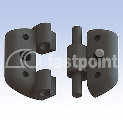 Bisagra plana - 3574AA01QS - Fastpoint Srl - de PA / 180°
