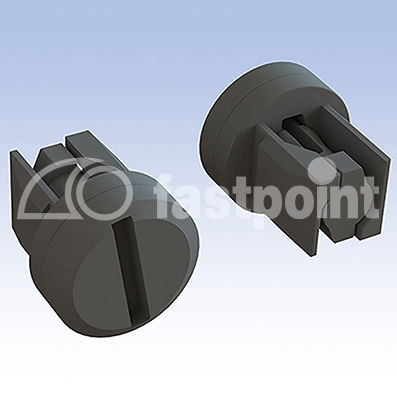 Pestillo de 1/4 de vuelta - 8093AA01 - Fastpoint Srl - de plástico