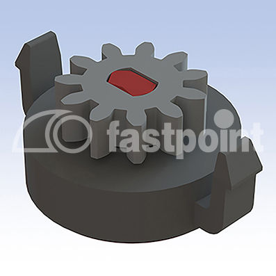 Amortiguador rotativo - 59 series - Fastpoint Srl - mecánico / de caucho de silicona