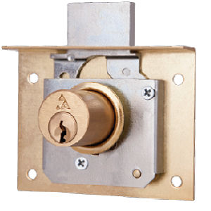 Cerradura de llave - DL-07 - Ahram security group - para cajón / para muebles de madera / de latón