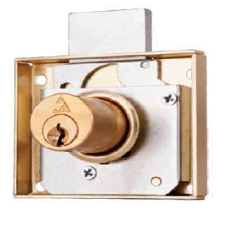 Cerradura de llave - DL-02 - Ahram security group - para cajón / para muebles de madera / de latón