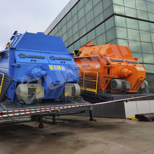 Hormigonera móvil - UMIX TS series - Umman Concrete Batching Plants - automática / horizontal / 2 ejes