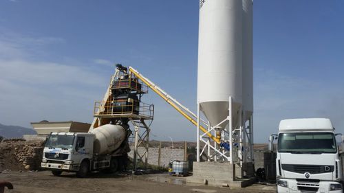 Planta de hormigón compacta - UC100 - Umman Concrete Batching Plants - semimóvil / continua / especial