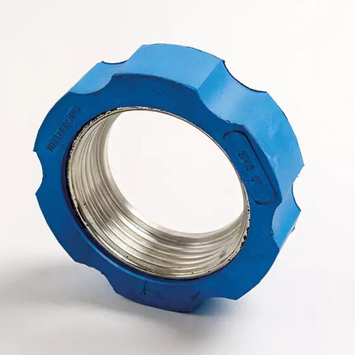 Tuerca para racor - SMS - Trelleborg Couplings & Accessories - cilíndrica / de acero / de caucho