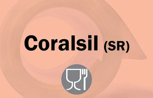 Hoja de goma de silicona - CORALSIL (SR) - Trelleborg Sheeting and Matting - de uso alimentario / para altas temperaturas / resistente al aceite