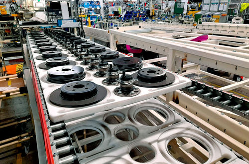 Transportador con cadena - Coutier Industrie - horizontal / de manipulación / de transferencia