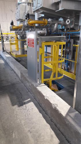 Puerta antiintrusión para escalera de acero galvanizado - CEC600 - Coutier Industrie - de crinolina / de seguridad / con cierre