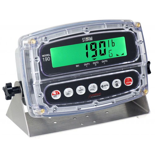 Indicador de pesaje resistente al agua - Cardinal 190 - AWM Ltd - digital / visualizador LCD / benchtop