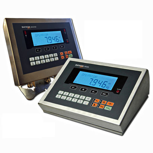 Indicador de pesaje digital - Baykon BX24 - AWM Ltd - de pared / IP67 / de acero inoxidable