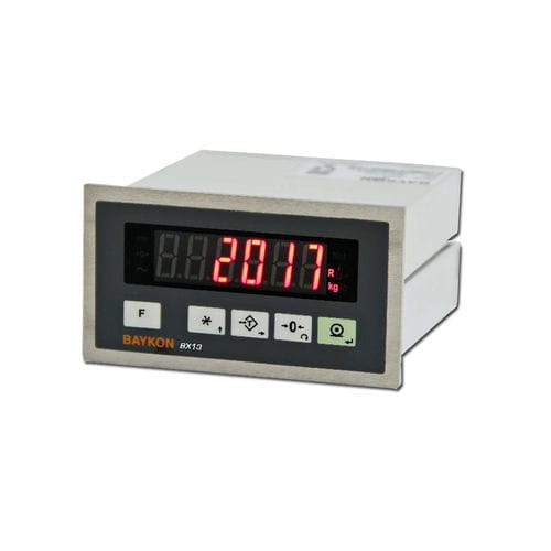 Controlador de pesaje para máquinas de llenado - Baykon BX13 - AWM Ltd - digital / Modbus RTU / para entorno difícil