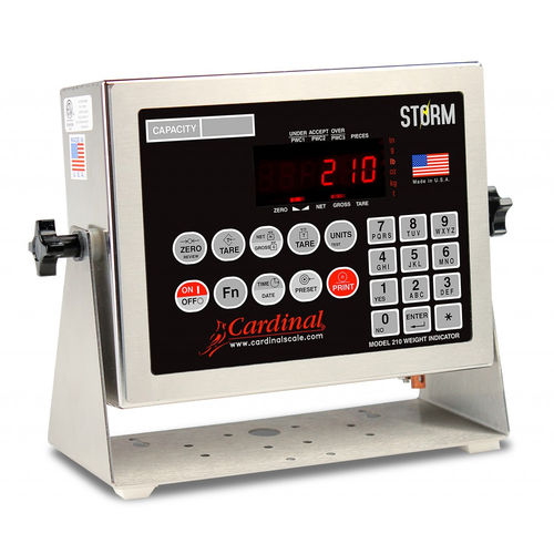Indicador de pesaje digital - Cardinal 210 - AWM Ltd - con visualizador led / benchtop / IP66