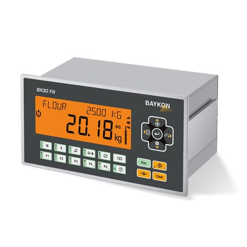 Controlador de pesaje digital - Baykon BX30-FILL - AWM Ltd - empotrable / para máquinas de llenado / para máquinas de embalaje