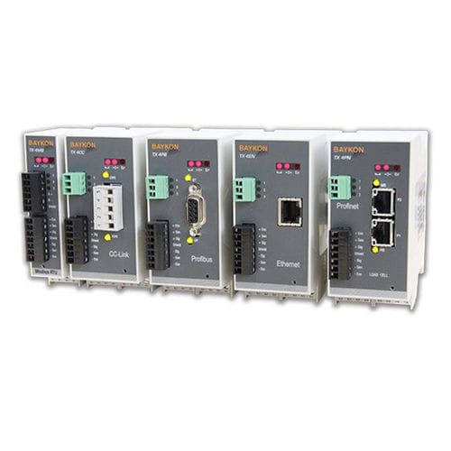 Transmisor de peso digital - TX4 series - AWM Ltd - Modbus RTU / Ethernet / en riel DIN