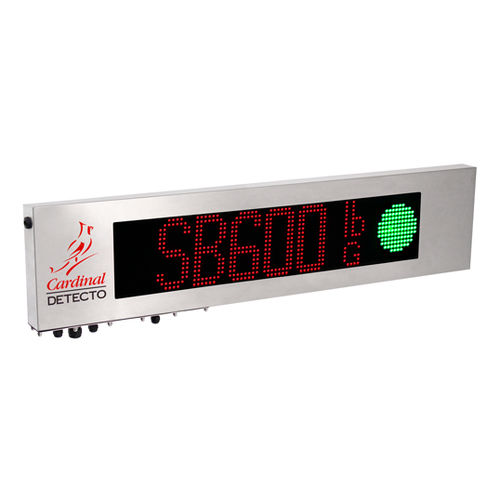 Indicador de pesaje con visualizador gráfico LCD -  Cardinal SB600  - AWM Ltd - digital / empotrable / IP66