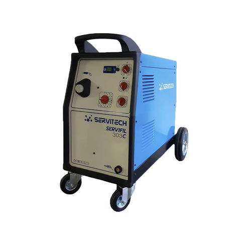 Soldadora MIG-MAG - Servifil 303C - SERVITECH GROUP - trifásica / portátil / accionamiento del hilo con 4 rodillos