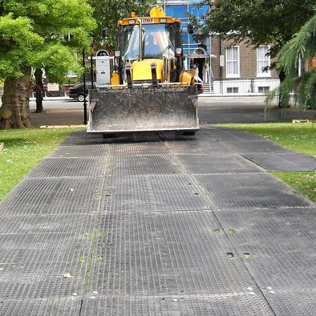 Alfombra protección del suelo - TrakMat - Ground-Guards Ltd - de polímero