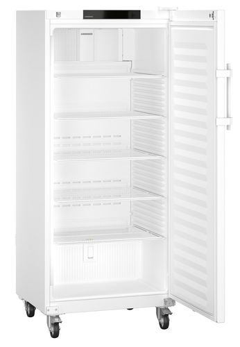 Frigorífico de laboratorio - HMFvh 5501 series - Liebherr Research and Laboratories - para aplicaciones farmacéuticas / vertical / con ruedas