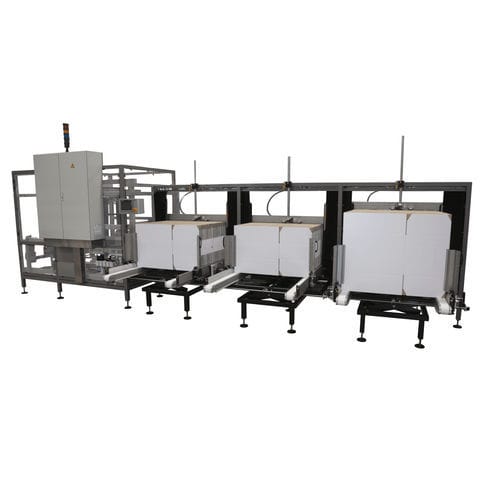 Formadora de cajas automática - MFC-2000 - LANTECH - cola hot-melt / cinta adhesiva / con gran cadencia de trabajo