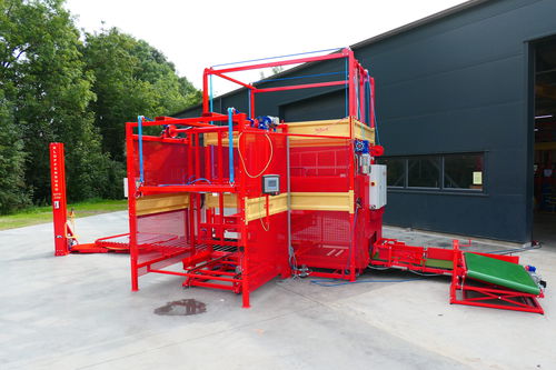 Paletizador con con máquina apiladora - WIBO 8 TPV - Kloppenburg Machinebouw - de bolsas / de palés / automático
