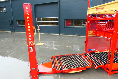 Envolvedora con plataforma giratoria - HPW 3500 - Kloppenburg Machinebouw - automática / para aplicaciones agrícolas / para palés