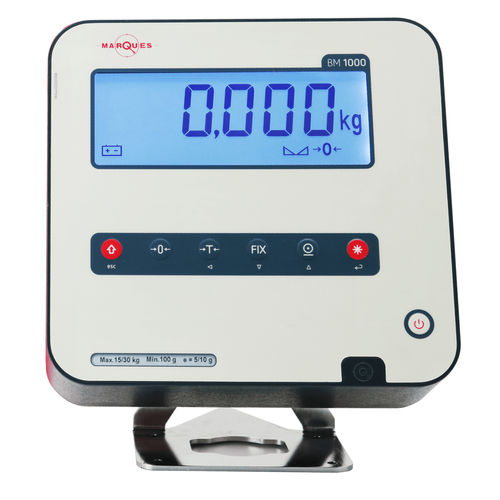 Indicador de pesaje visualizador LCD - BM1000P series - Balancas Marques Jose Pimenta Marques Lda. - benchtop / IP54 / RS-232