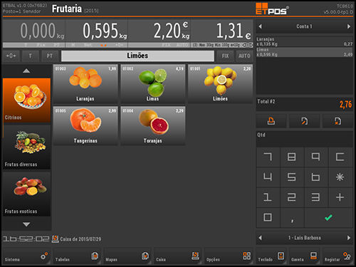 Software de gestión - ETPOS - Balancas Marques Jose Pimenta Marques Lda. - de mando / para comercio