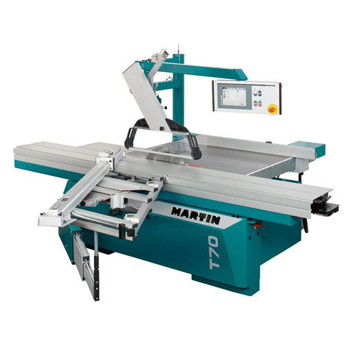 Sierra escuadradora - T75 PreX - Otto Martin Maschinenbau - para madera / automática / con mando con pantalla táctil