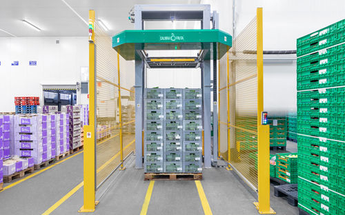 Paletizador por capas - CALIBRAFRUTA LDA - de cajas / para la industria alimentaria