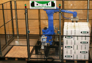 Paletizador robotizado - Ehcolo A/S - de bolsas / de cajas / de cajas