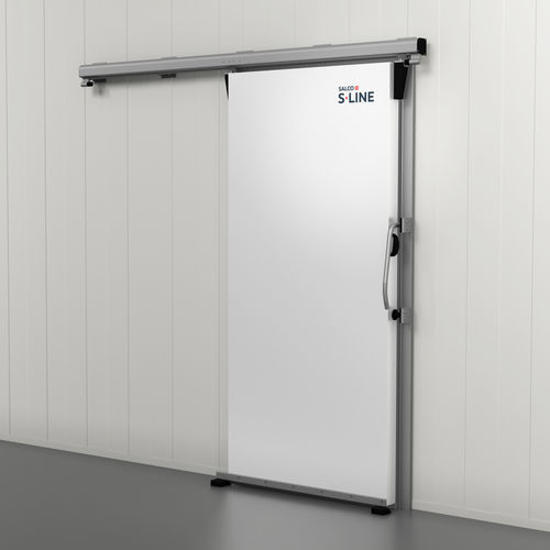 Puerta corredera - KS-1810 - Salco Industrial Doors - de aluminio / de caucho / para interior