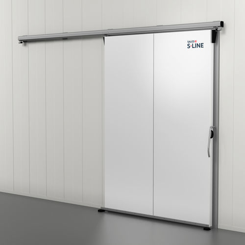 Puerta corredera - VS-1810 - Salco Industrial Doors - de aluminio / de caucho / para interior