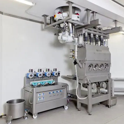 Secador de lecho fluidizado - Conti FB Pilot - AMANDUS KAHL - por pulverización / continuo / para la industria farmacéutica