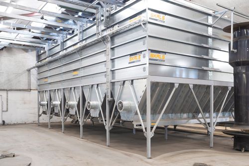 Silo de llenado - AVN series - SKALS - para construcciones / de cinta transportadora / de acero inoxidable