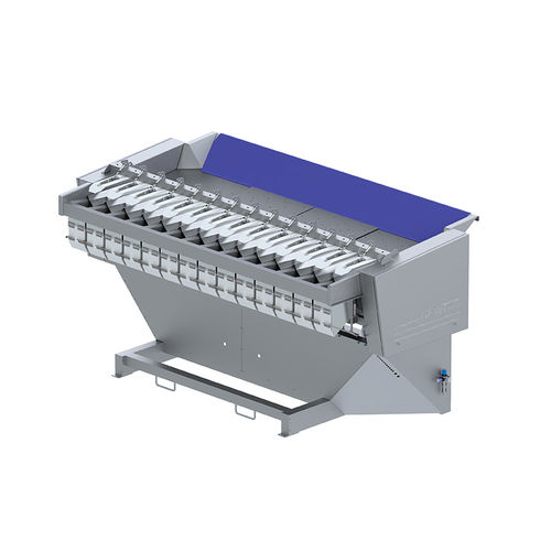 Pesadora muticabezal - 4014XB1 - Talleres Daumar S.L. - de hortalizas / para fruta congelada / con alimentador vibrante