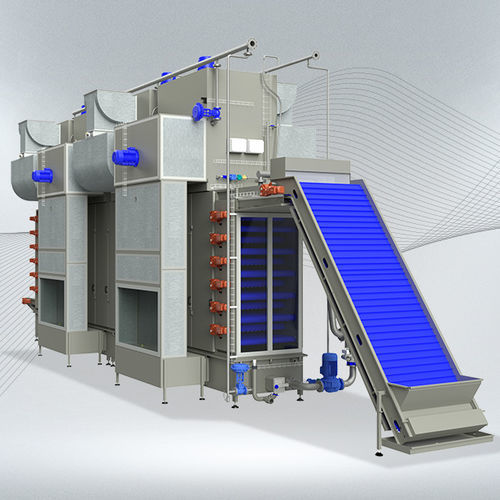 Secador de aire caliente - L10P13 - Tecnofrutta s.r.l. - continuo / para la industria agroalimentaria / para la industria farmacéutica