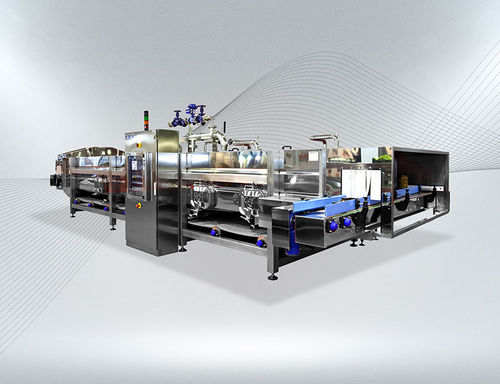 Pasteurizador eléctrico - Tecnofrutta s.r.l. - para la industria agroalimentaria / para tratamiento térmico / continuo