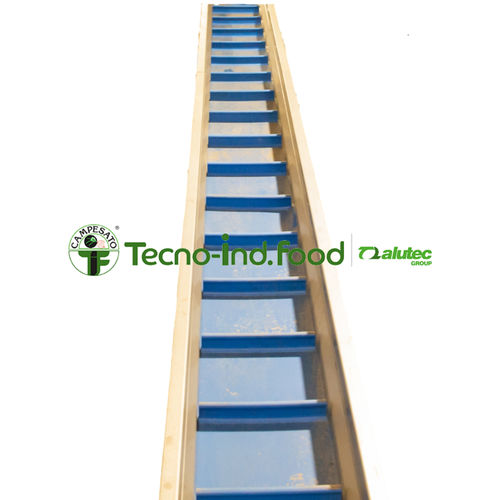 Cinta transportadora de PVC - NEL - Alutec Food CAMPESATO® - de acero inoxidable / de proceso / para verdura