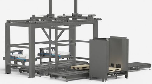 Paletizador para cajones de plástico - Alutec Food CAMPESATO® - automático / cartesiano / para la industria alimentaria