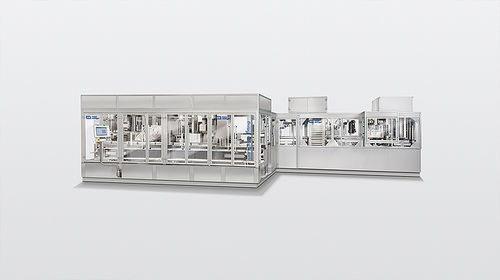 Llenadora enteramente automática - FLP - HOEFLIGER - de barriles / para pulverulentos / para la industria farmacéutica