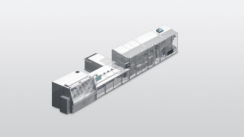 Llenadora-operculadora automática - HSP - HOEFLIGER - de barriles / de polvo / para productos farmacéuticos
